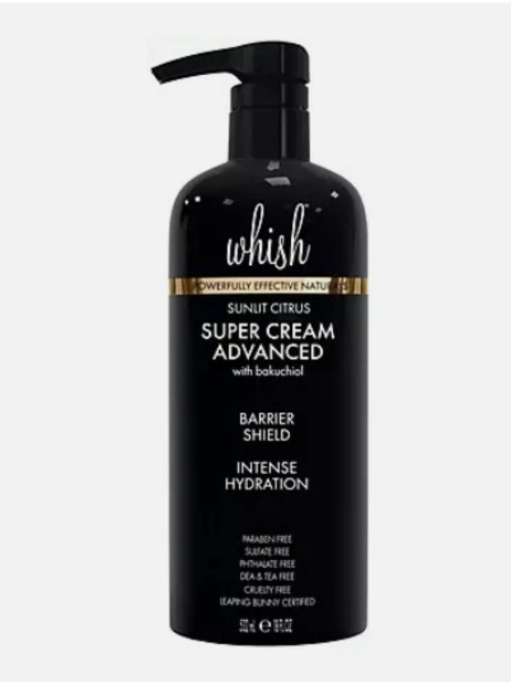 Whish 18oz Face &Body Super Cream w/Bakuchiol-Sunlit Citrus-A712881 Unsealed